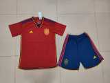 2022 Spain Home Fans Sets Soccer jersey