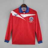 1998 Chile Home Retro Long Sleeve Soccer jersey