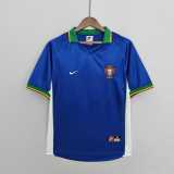 1998 Portugal Away Retro Soccer jersey