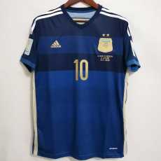 2014 Argentina Away Retro Soccer jersey
