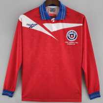1998 Chile Home Retro Long Sleeve Soccer jersey