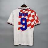 1998 Croatia Home Retro Soccer jersey