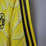 1988 Dortmund Home Retro Soccer jersey