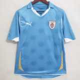 2010 Uruguay Home Retro Soccer jersey