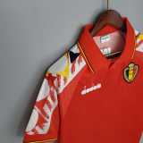 1995 Belgium Home Retro Soccer jersey