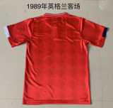 1989 England Away Retro Soccer jersey