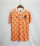 1988 Netherlands Home Retro Soccer jersey