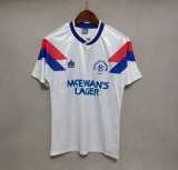 1990/92 Rangers Away Retro Soccer jersey