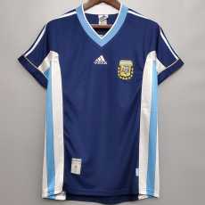 1998 Argentina Away Retro Soccer jersey
