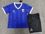 1986 Argentina Away Retro Kids Soccer jersey