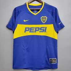 2003/04 Boca Juniors Home Retro Soccer jersey
