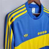 1981/82 Boca Juniors Home Retro Long Sleeve Soccer jersey