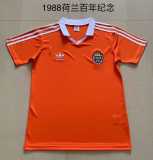 1988 Netherlands 100th Anniversary Edition Retro Soccer jersey