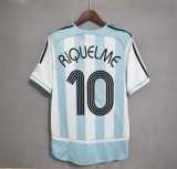 2006 Argentina Home Retro Soccer jersey