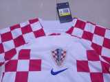 2022 Croatia Home Fans Kids Soccer jersey