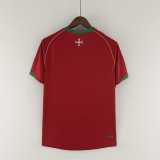 2006 Portugal Home Retro Soccer jersey