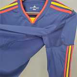 2010 Spain Away Retro Long Sleeve Soccer jersey