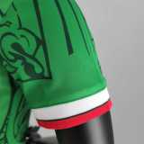 1998 Mexico Home Retro Kids Soccer jersey