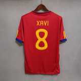 2010 Spain Home Retro Soccer jersey