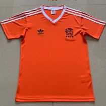 1986 Netherlands Home Retro Soccer jersey