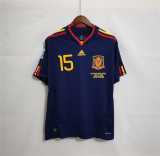 2010 Spain Away Retro Soccer jersey