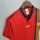 1996 Spain Home Retro Soccer jersey