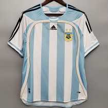 2006 Argentina Home Retro Soccer jersey