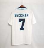 1996 England Home Retro Soccer jersey