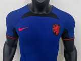 2022 Netherlands Away Player Soccer jersey