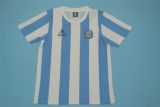 1986 Argentina Home Retro Kids Soccer jersey