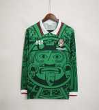 1998 Mexico Home Retro Long Sleeve Soccer jersey