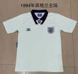 1994 England Home Retro Soccer jersey