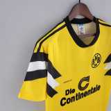 1989 Dortmund Home Retro Soccer jersey