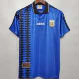 1994 Argentina Away Retro Soccer jersey