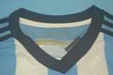 2014 Argentina Home Retro Long Sleeve Soccer jersey