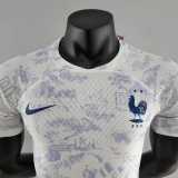 2022 France Away Player Soccer jersey