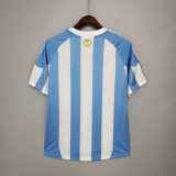 2010 Argentina Home Retro Soccer jersey
