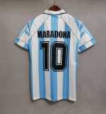 1994 Argentina Home Retro Soccer jersey