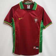 1998 Portugal Home Retro Soccer jersey