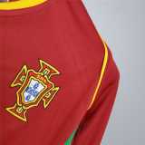 2002 Portugal Home Retro Soccer jersey