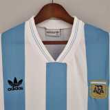 1993 Argentina Home Retro Soccer jersey