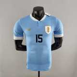 2022 Uruguay Home Player Soccer jersey