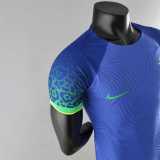 2022 Brazil Away Player Soccer jersey