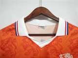 1995 Netherlands Home Retro Soccer jersey