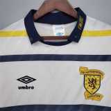 1988/89 Scotland Away Retro Soccer jersey