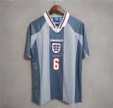 1996 England Away Retro Soccer jersey