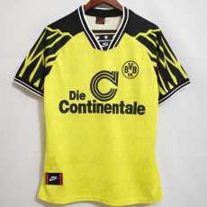1994/95 Dortmund Home Retro Soccer jersey