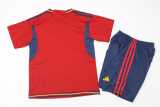 2022 Spain Home Fans Kids Soccer jersey