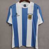 1986 Argentina Home Retro Soccer jersey