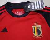 2022 Belgium Home Fans Kids Soccer jersey